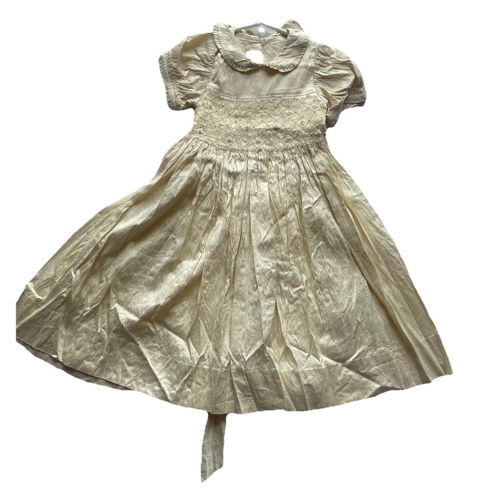 Old World Liner Size 4Y Vintage Dress Color Champán
